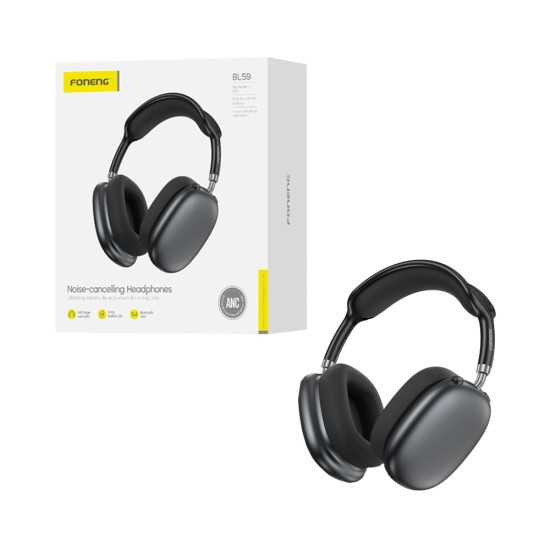 Foneng Wireless Headphone BL59 ANC Black